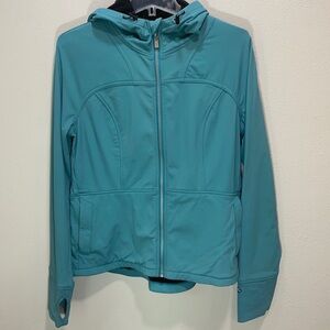 PrAna breathe jacket in aqua
